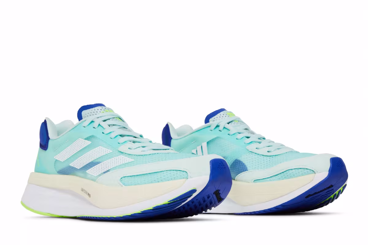 Adidas Women's Adizero Boston 10 Halo Mint, view 9