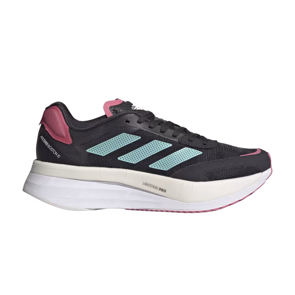 Adidas Women's Adizero Boston 10 Carbon Mint Rose