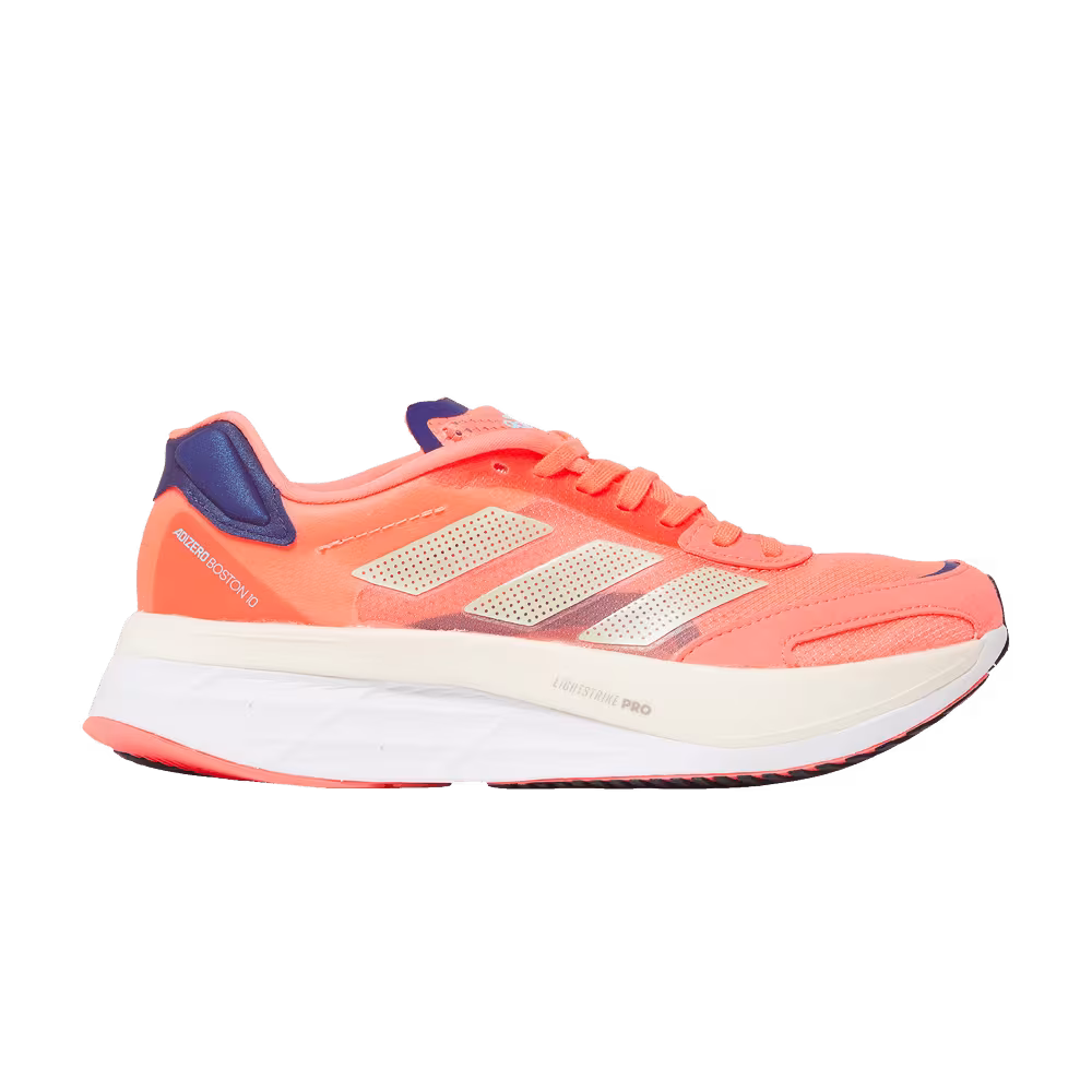 Adidas Women's Adizero Boston 10 Turbo Sandy Beige Metallic