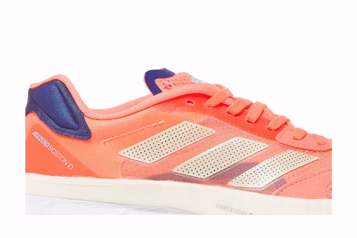 Adidas Women's Adizero Boston 10 Turbo Sandy Beige Metallic, view 3