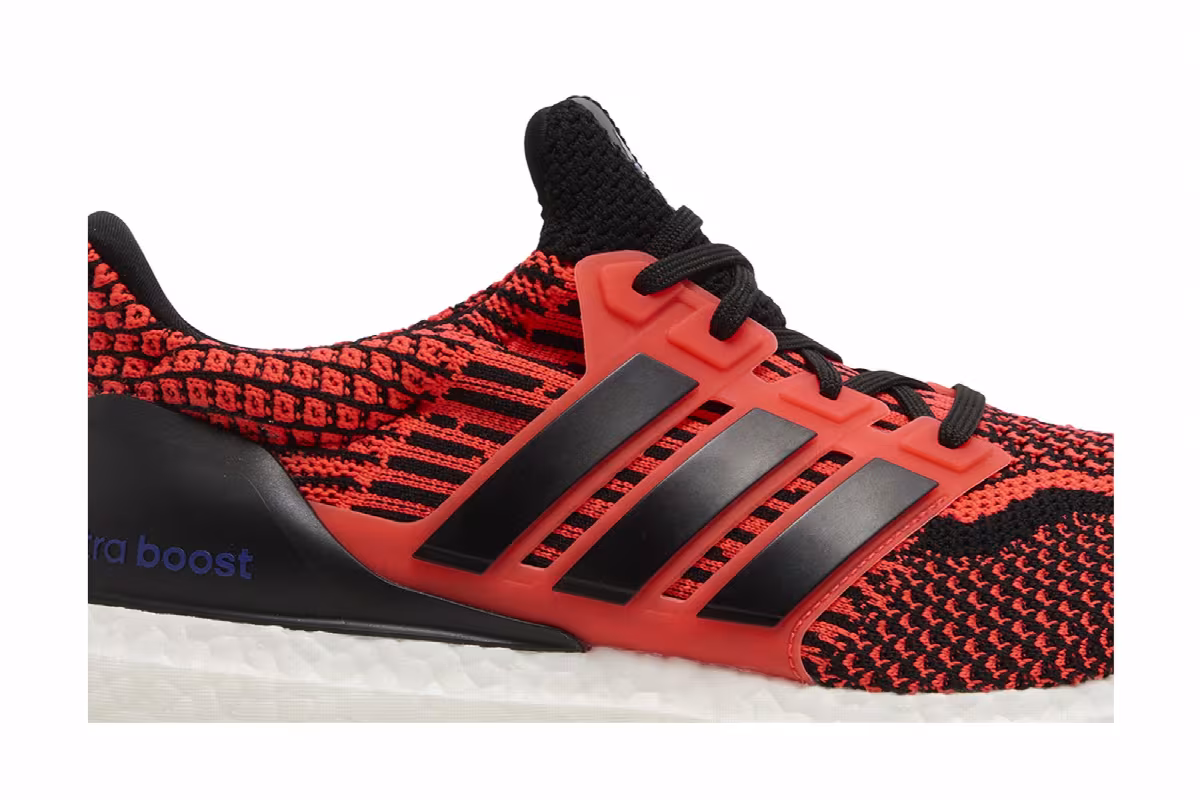 adidas UltraBoost 5.0 DNA Solar Red Black, view 3