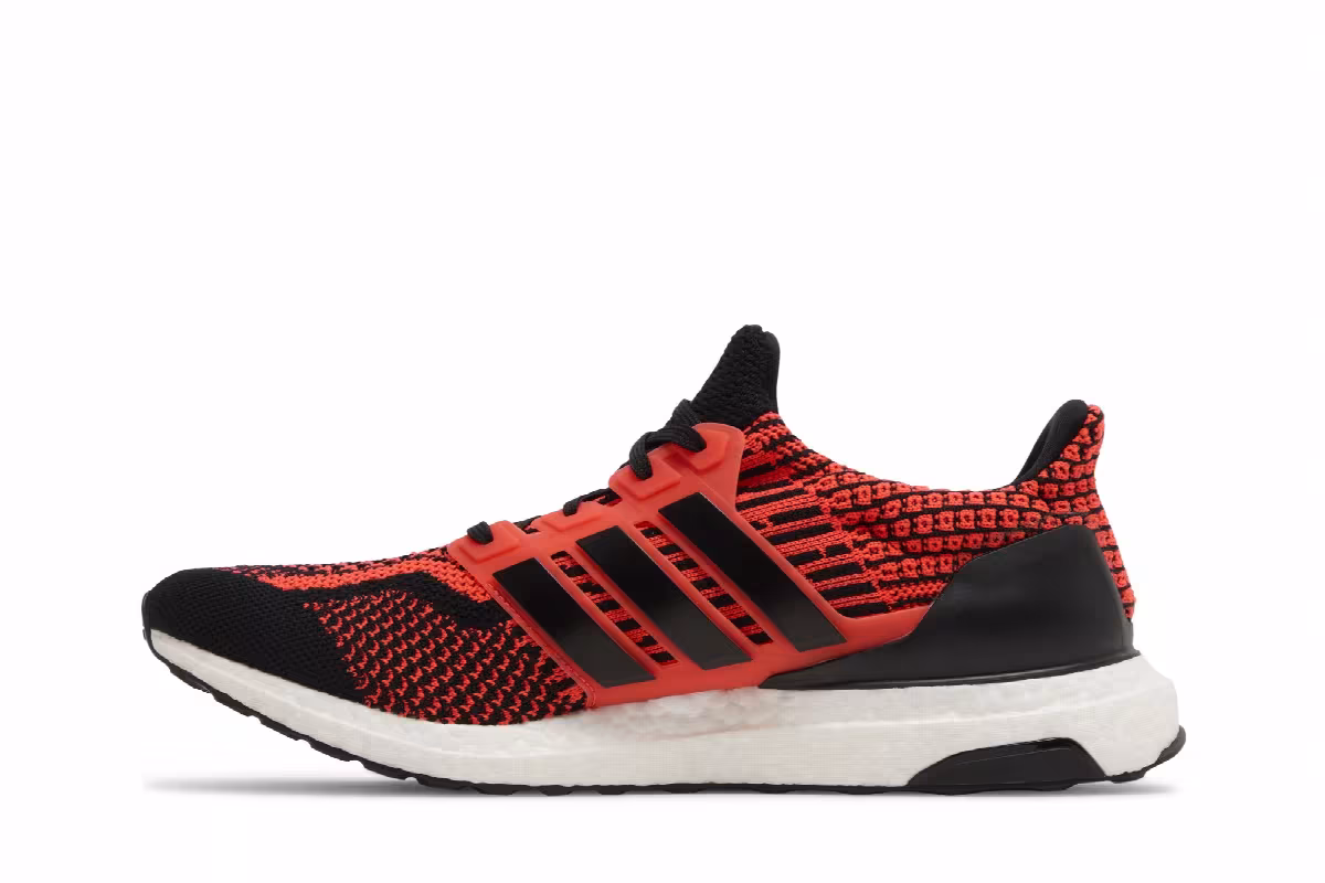 adidas UltraBoost 5.0 DNA Solar Red Black, view 4