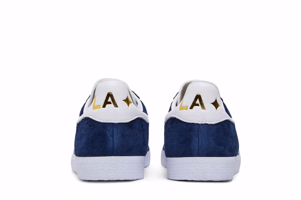 LA Galaxy x adidas Gazelle Team Navy, view 7