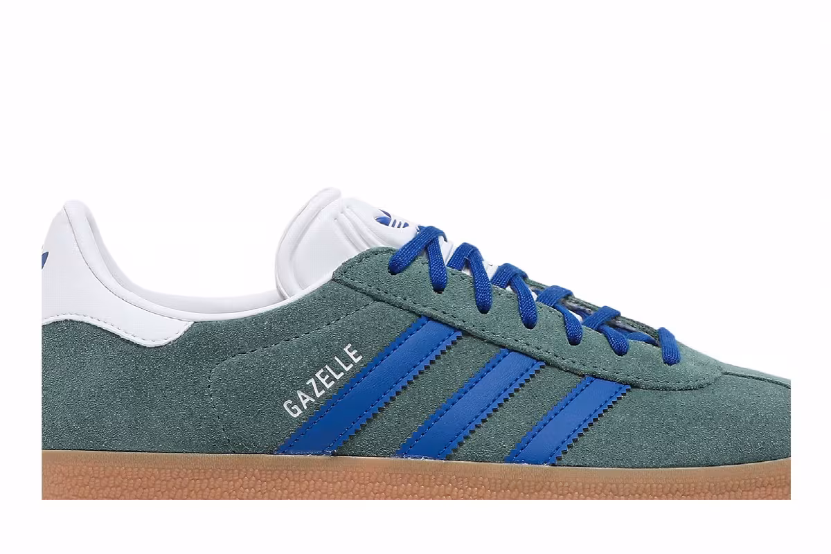 Adidas Gazelle Hazy Emerald Blue, view 3