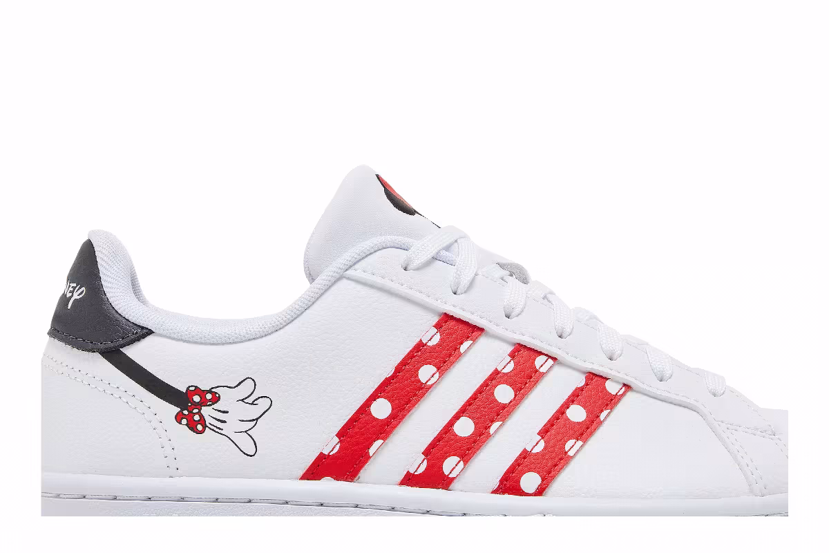 Disney x adidas Women's Grand Court Base Minnie Mouse, view 3