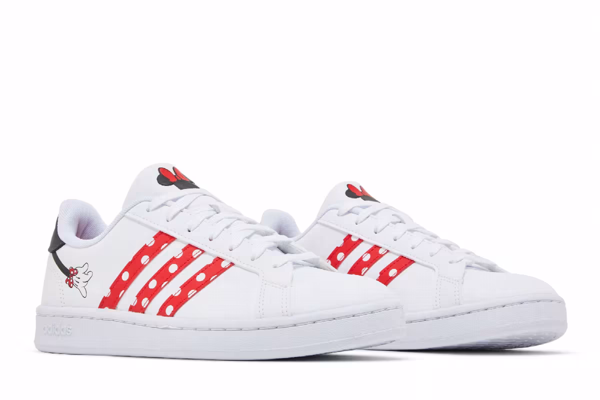 Disney x adidas Women's Grand Court Base Minnie Mouse, view 9