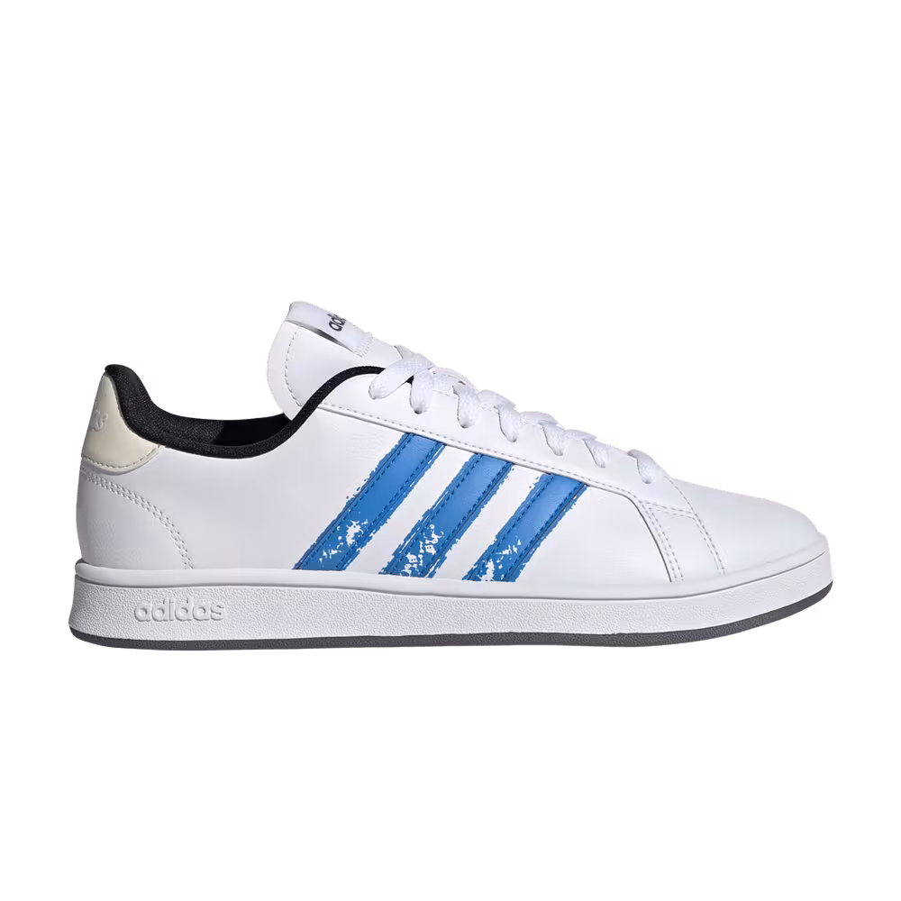 Adidas Grand Court Base Beyond White Blue Rush