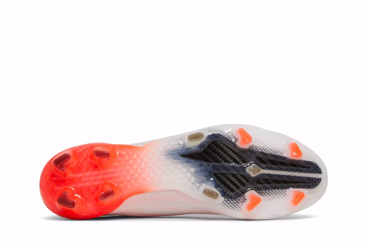 Adidas X Speedflow.1 FG White Solar Red, view 5