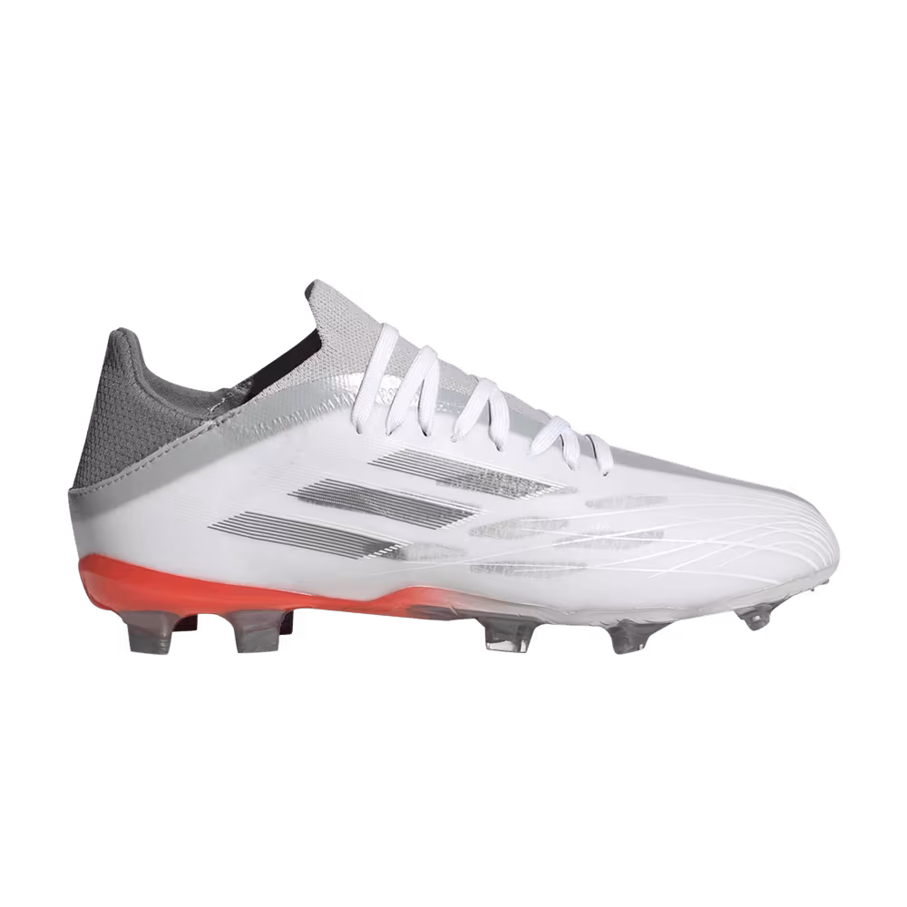 Adidas X Speedflow.1 FG J White Solar Red