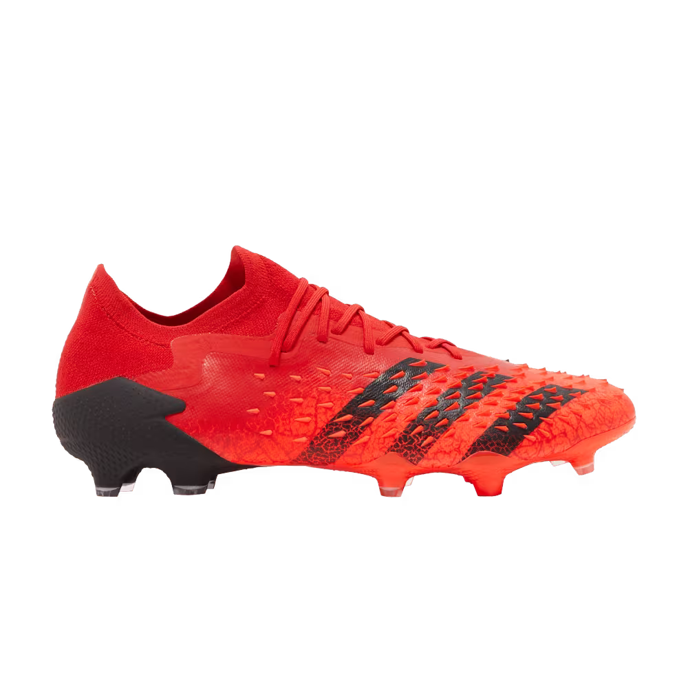 Adidas Predator Freak.1 Low FG Demonskin - Solar Red