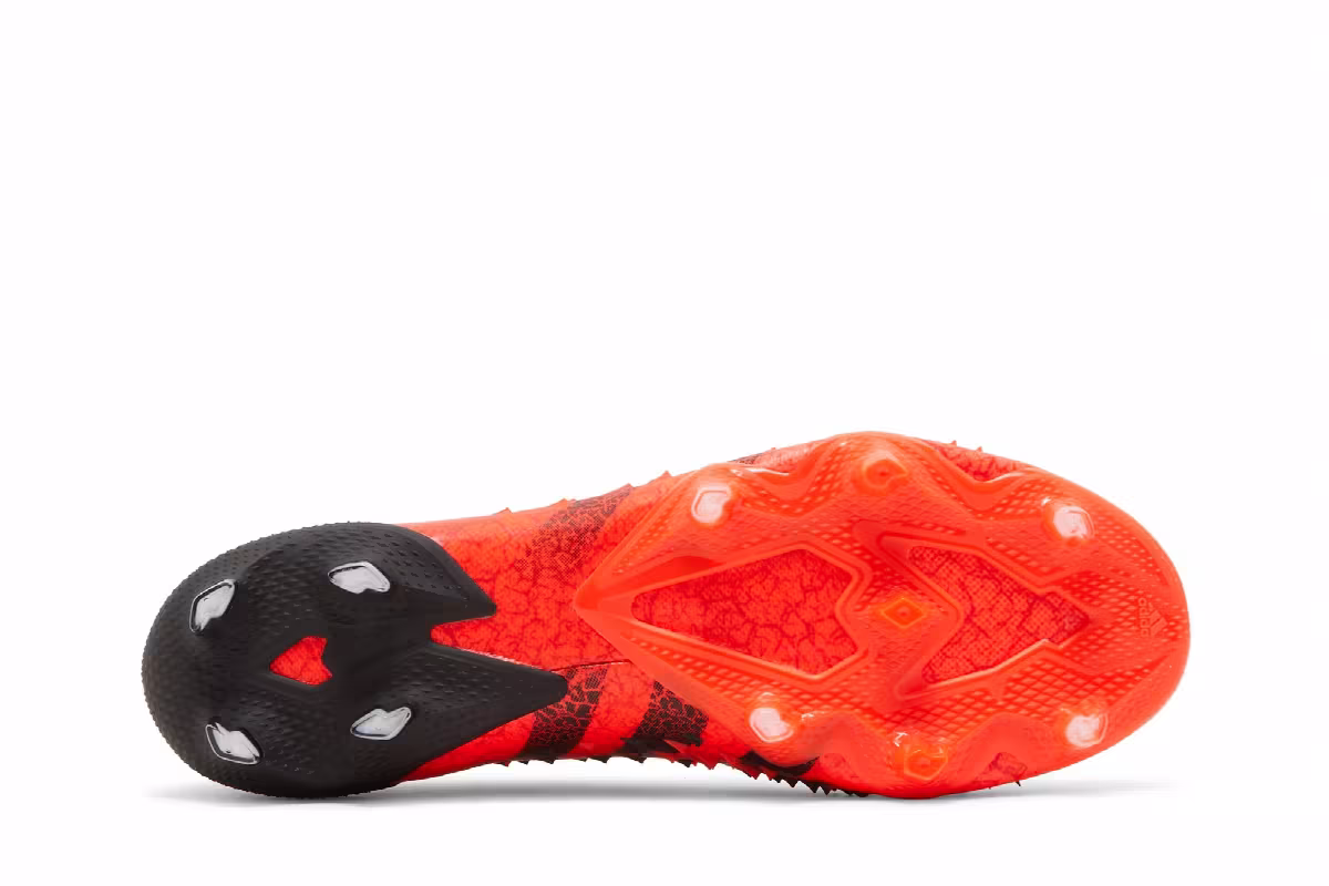 Adidas Predator Freak.1 Low FG Demonskin - Solar Red, view 5