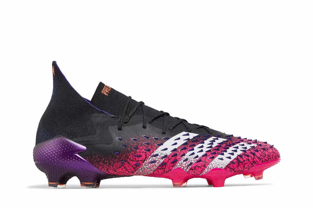 Adidas Predator Freak.1 FG Demonskin - Black Shock Pink, view 2