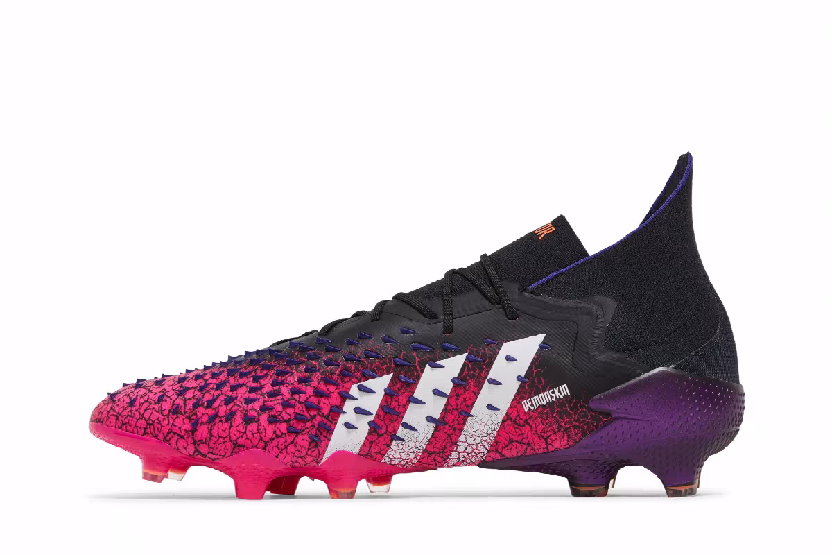 Adidas Predator Freak.1 FG Demonskin - Black Shock Pink, view 4