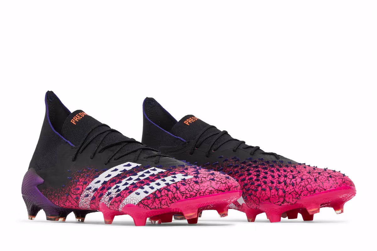 Adidas Predator Freak.1 FG Demonskin - Black Shock Pink, view 9