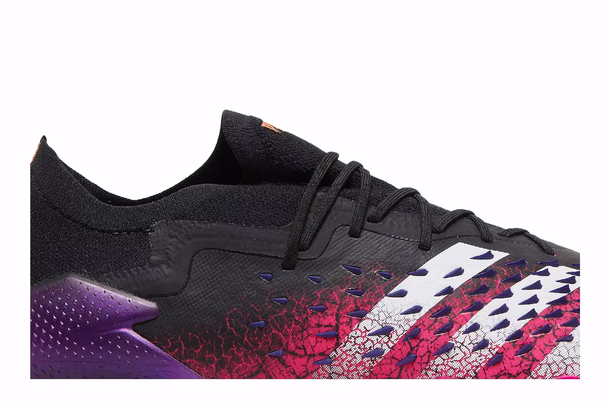 Adidas Predator Freak.1 Low FG Demonskin - Black Shock Pink, view 3