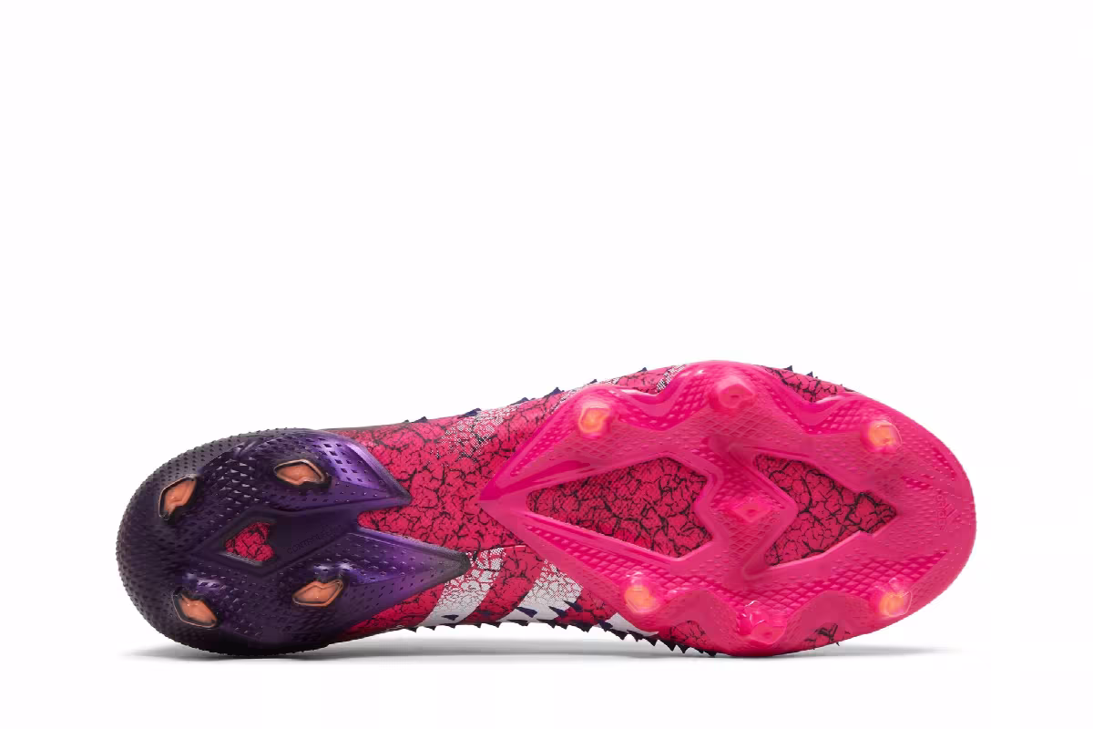 Adidas Predator Freak.1 Low FG Demonskin - Black Shock Pink, view 5