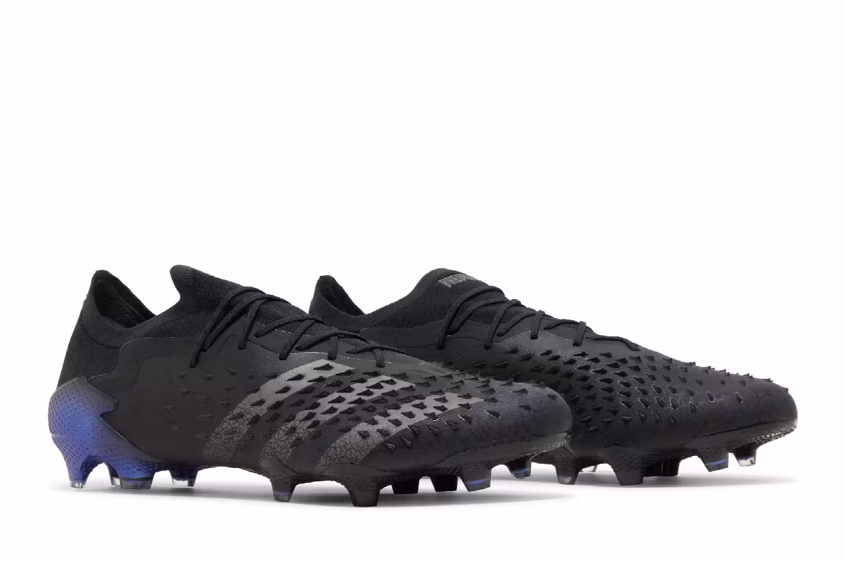Adidas Predator Freak.1 Low FG Demonskin - Black Sonic Ink, view 9