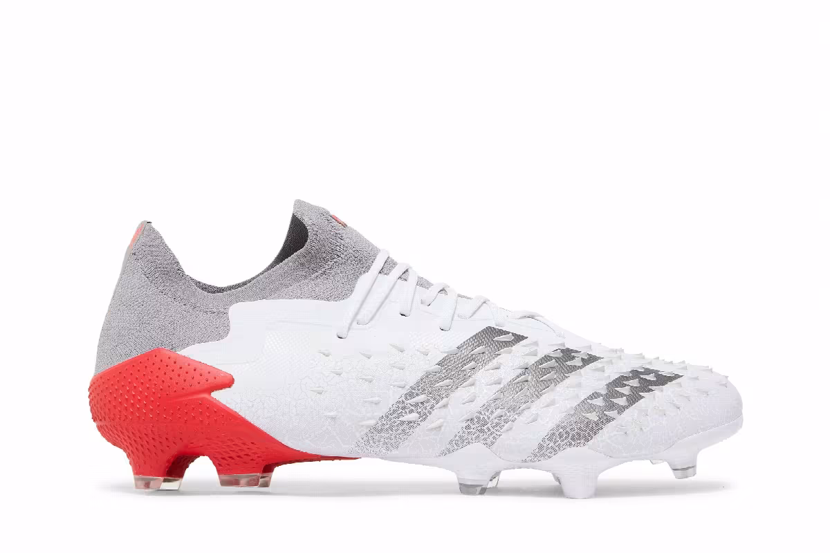 Adidas Predator Freak.1 Low FG White Solar Red, view 2