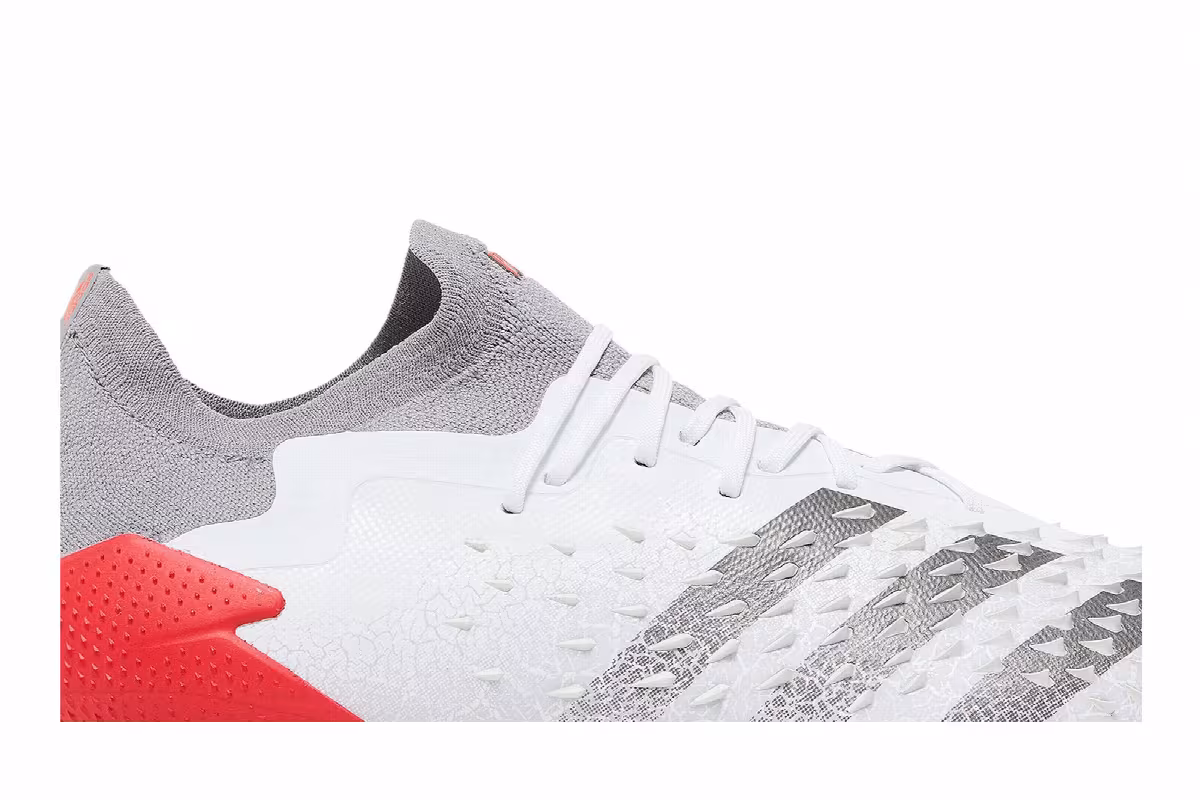 Adidas Predator Freak.1 Low FG White Solar Red, view 3