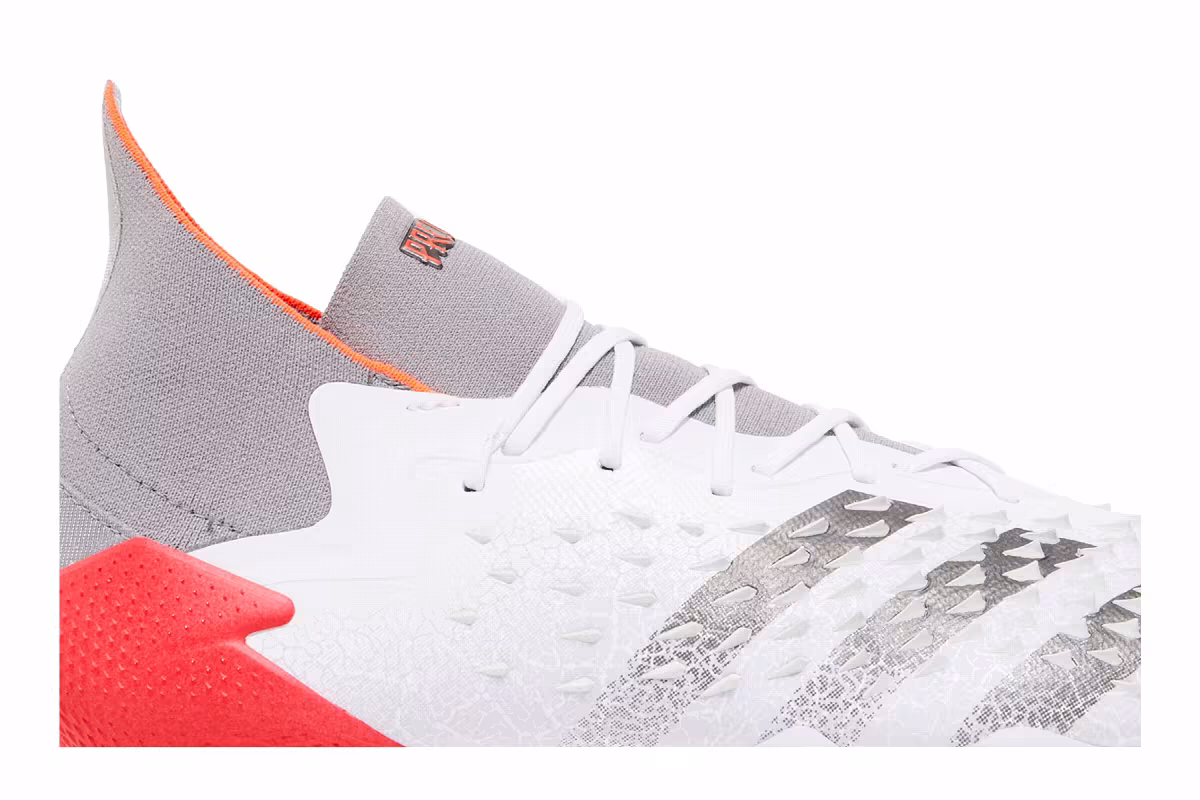 adidas Predator Freak.1 FG Demonskin - White Solar Red, view 3