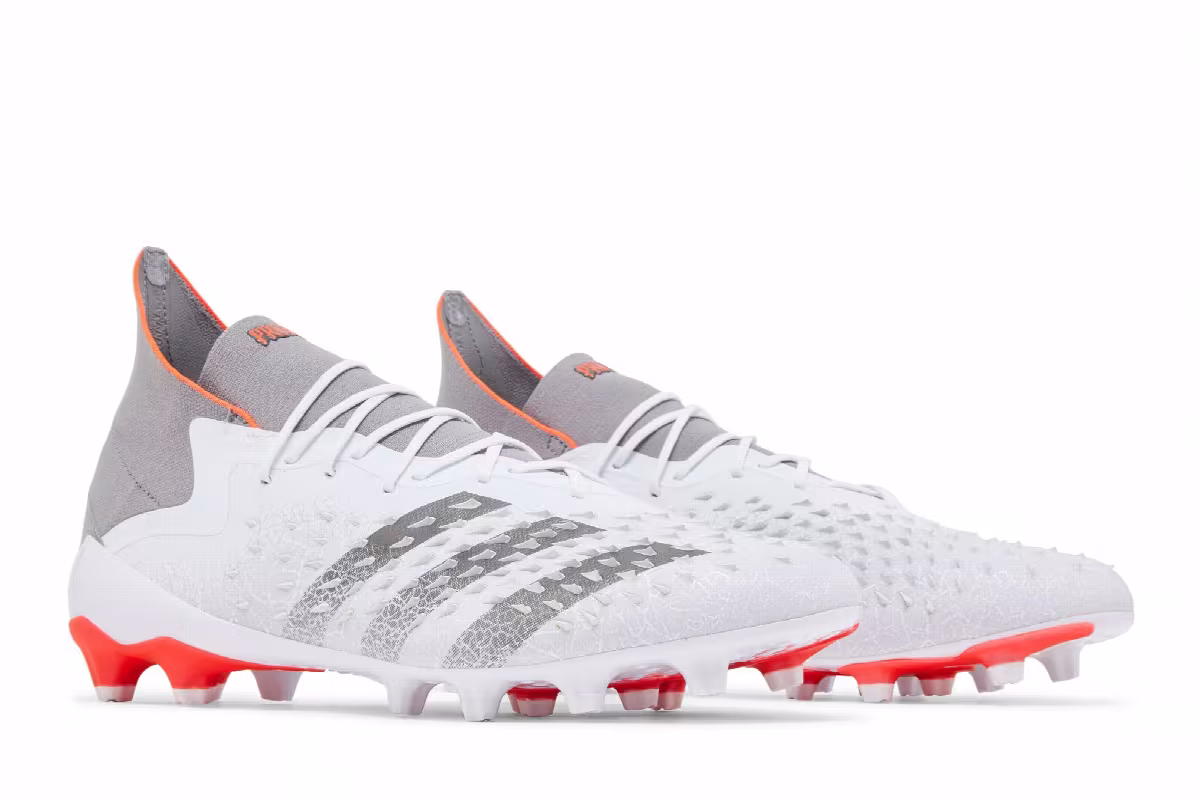 Adidas Predator Freak.1 AG Demonskin - White Solar Red, view 9