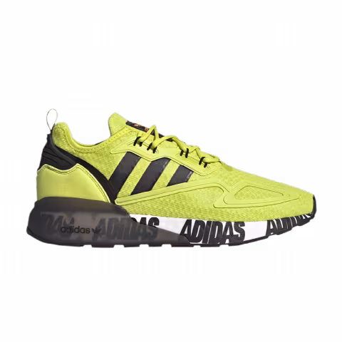 Adidas ZX 2K Boost 'Bold Logo Graphic - Acid Yellow'