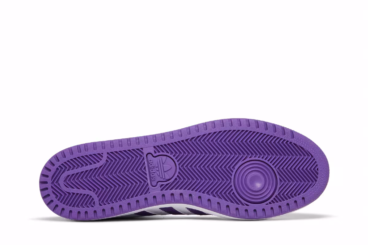 adidas Top Ten High White Active Purple, view 5