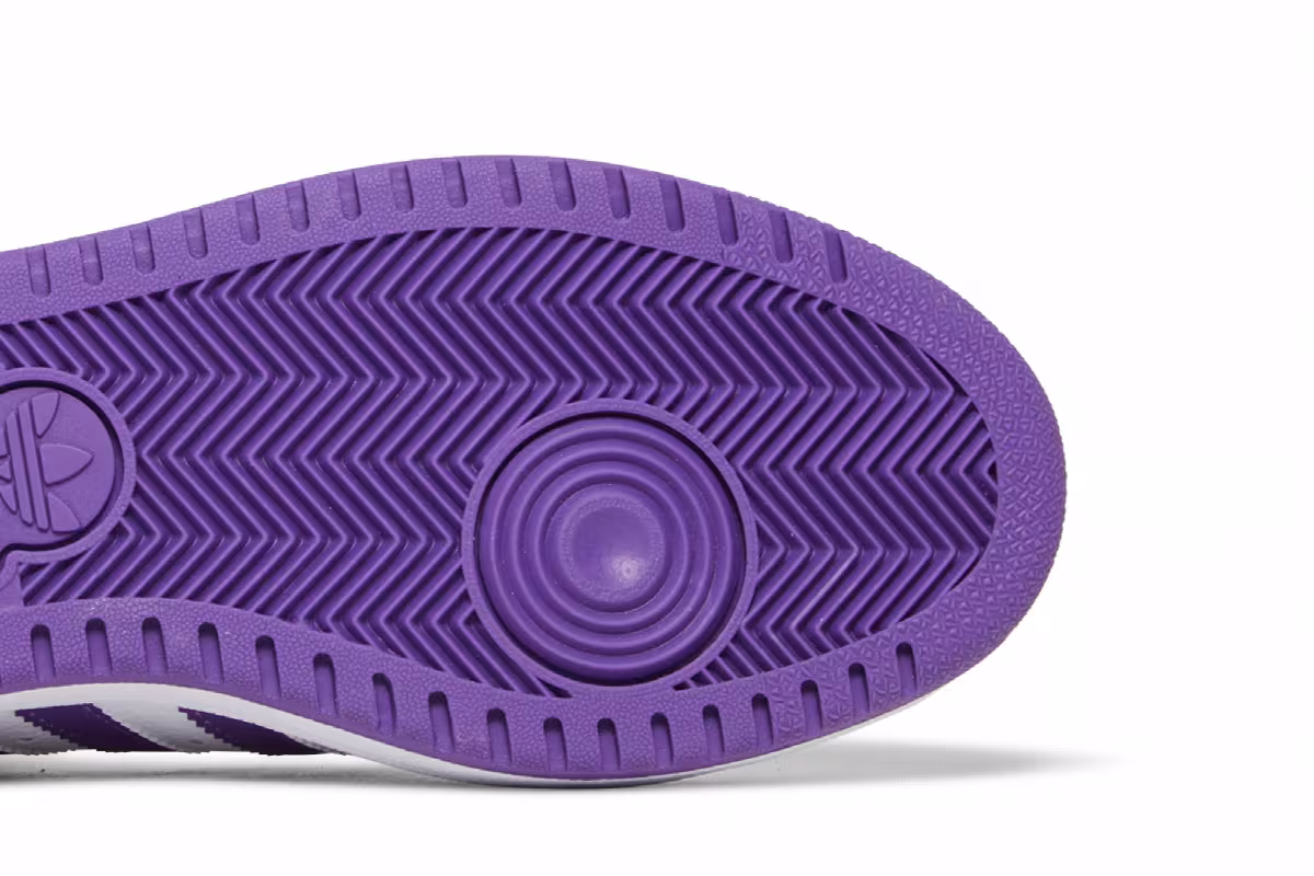 adidas Top Ten High White Active Purple, view 6
