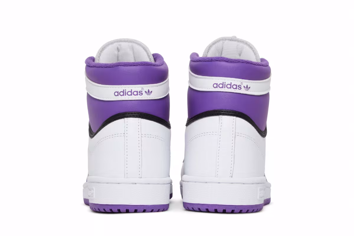 adidas Top Ten High White Active Purple, view 7