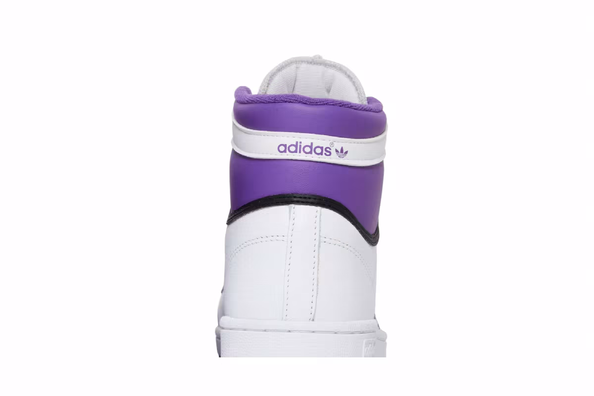 adidas Top Ten High White Active Purple, view 8