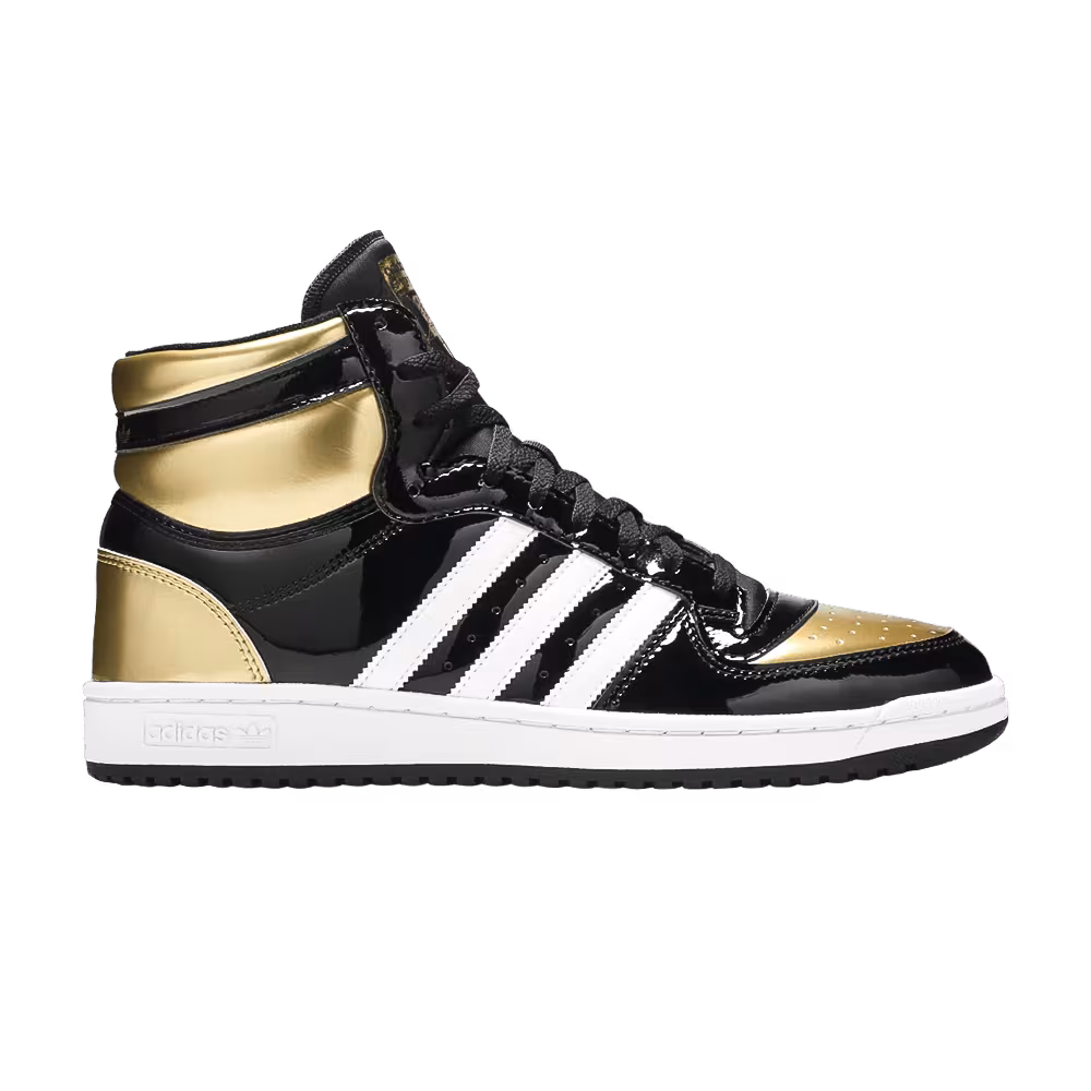 adidas Top Ten RB Black Gold Patent