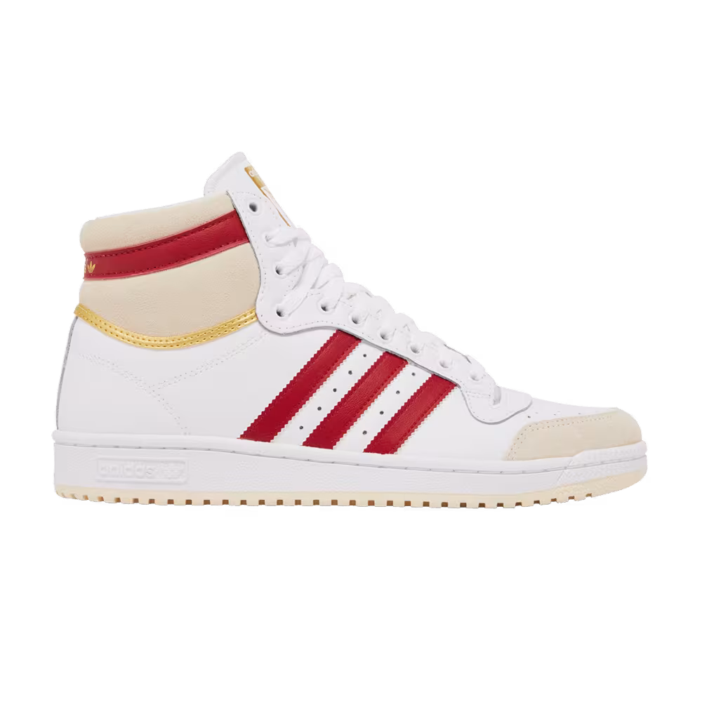 Adidas Top Ten High White Team Victory Red