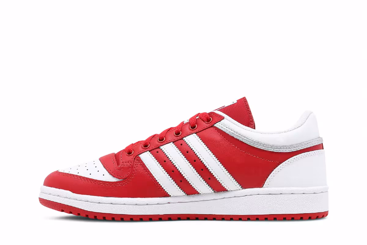 Adidas Top Ten RB Low Scarlet White, view 4