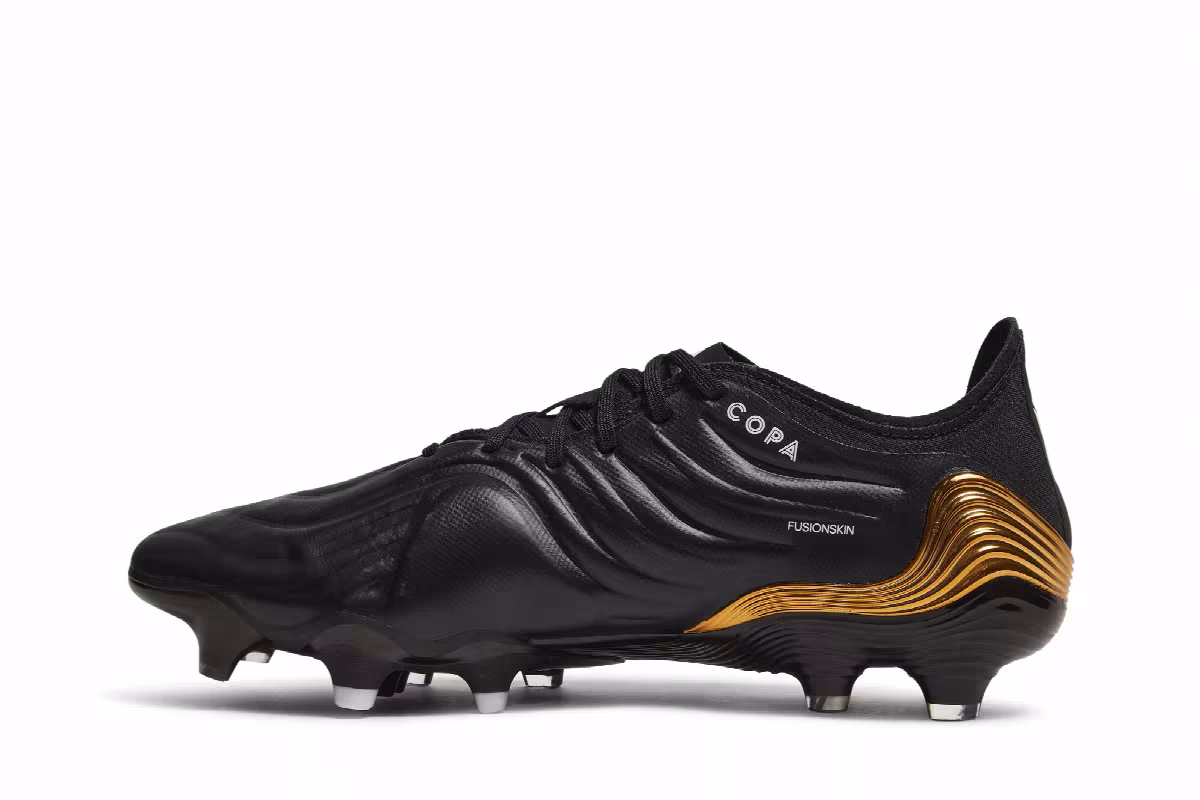 Adidas Copa Sense.1 FG Black Gold Metallic, view 4
