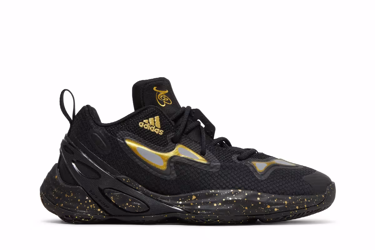 Candace Parker x adidas Women's Exhibit A Black Gold, view 2