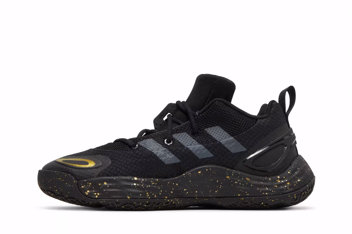 Candace Parker x adidas Women's Exhibit A Black Gold, view 4