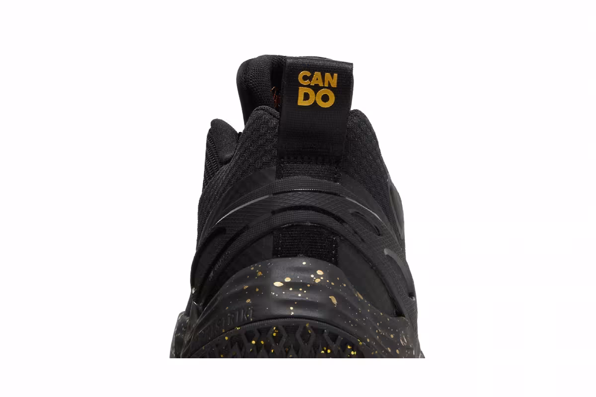 Candace Parker x adidas Women's Exhibit A Black Gold, view 8