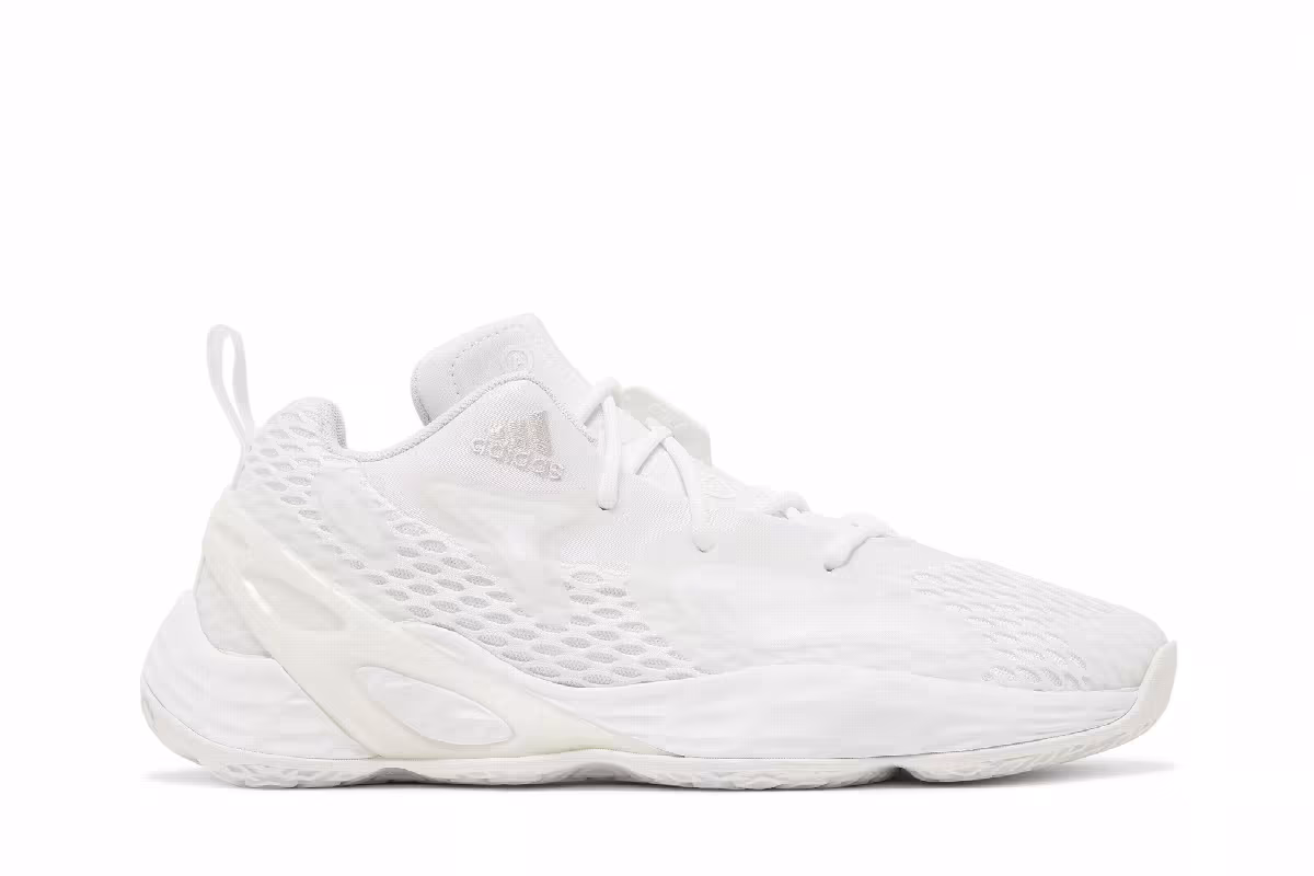 Adidas Exhibit A Triple White, view 2