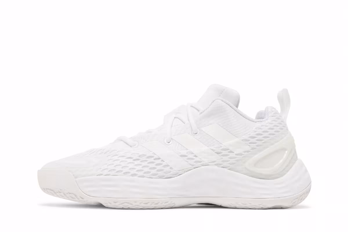 Adidas Exhibit A Triple White, view 4