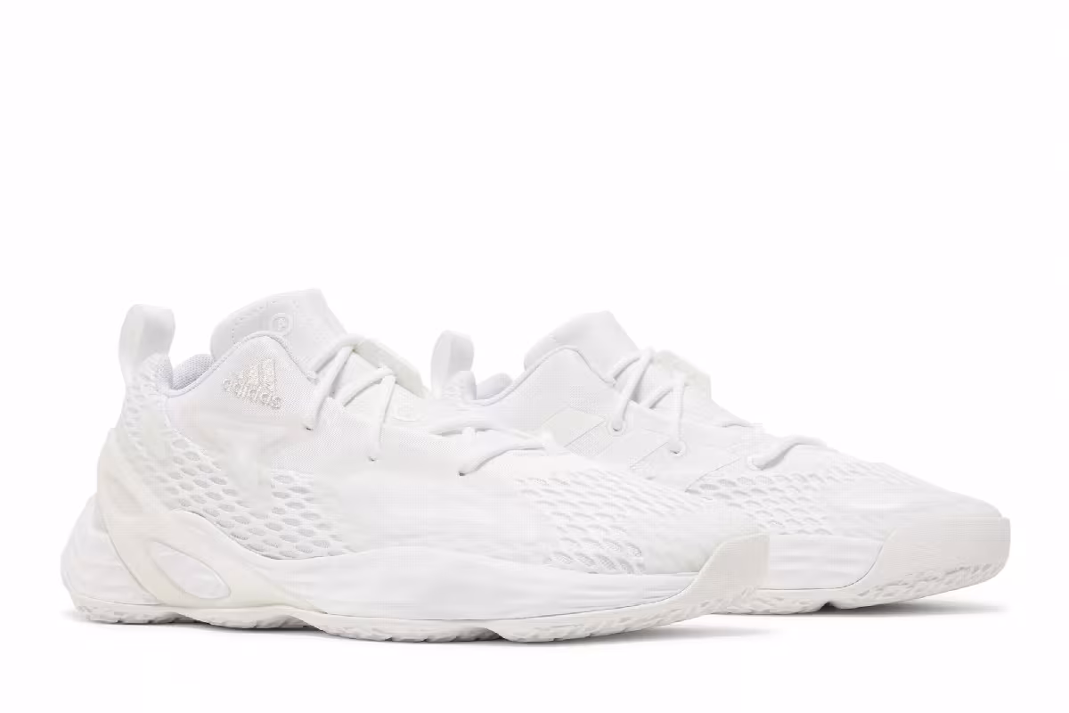 Adidas Exhibit A Triple White, view 9