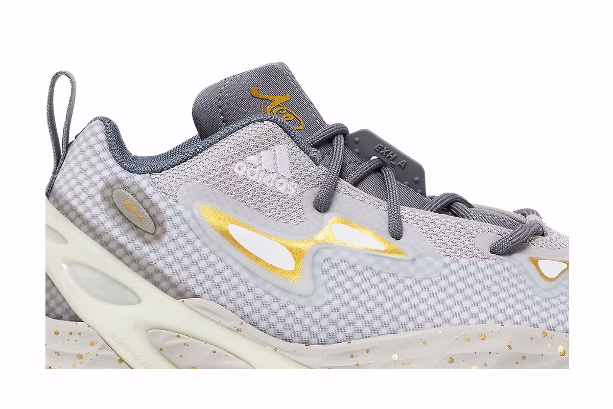 Candace Parker x adidas Women's Exhibit A Grey Gold, view 3