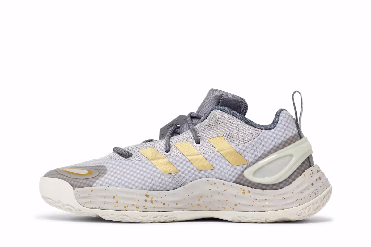 Candace Parker x adidas Women's Exhibit A Grey Gold, view 4