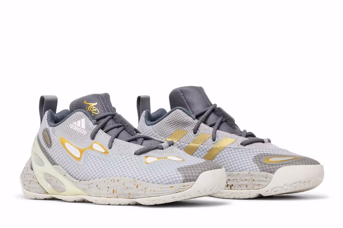 Candace Parker x adidas Women's Exhibit A Grey Gold, view 9