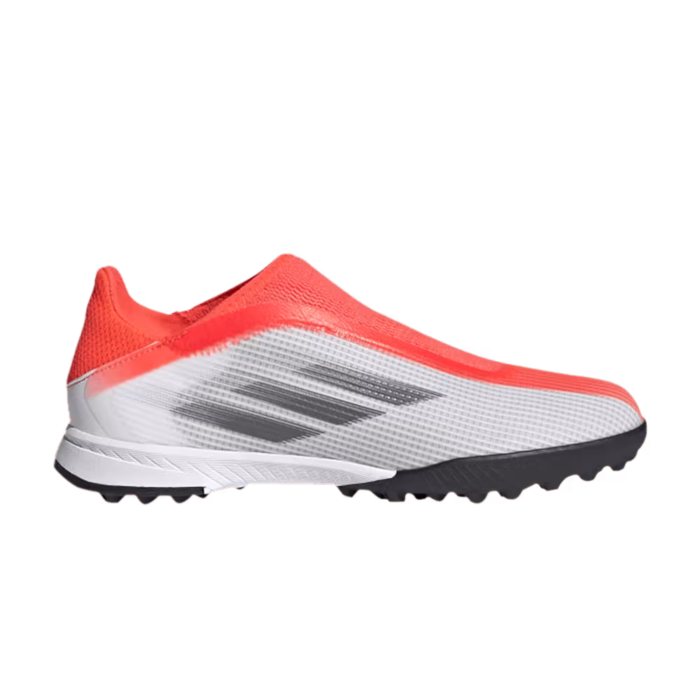 Adidas X Speedflow.3 Laceless TF J White Solar Red