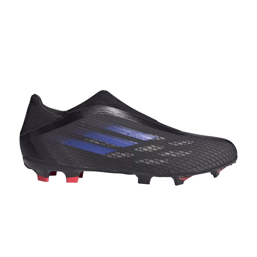 Adidas X Speedflow.3 Laceless FG Black Sonic Ink