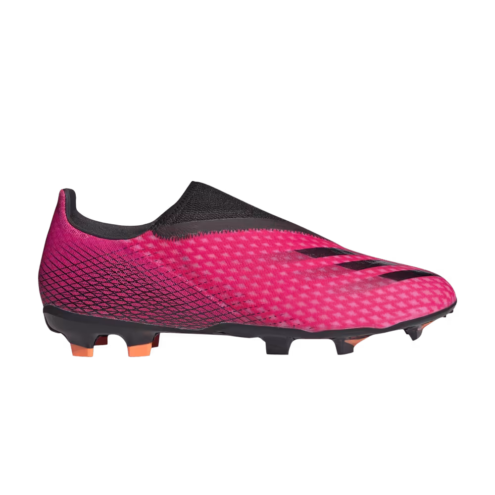 Adidas X Ghosted.3 Laceless FG Shock Pink