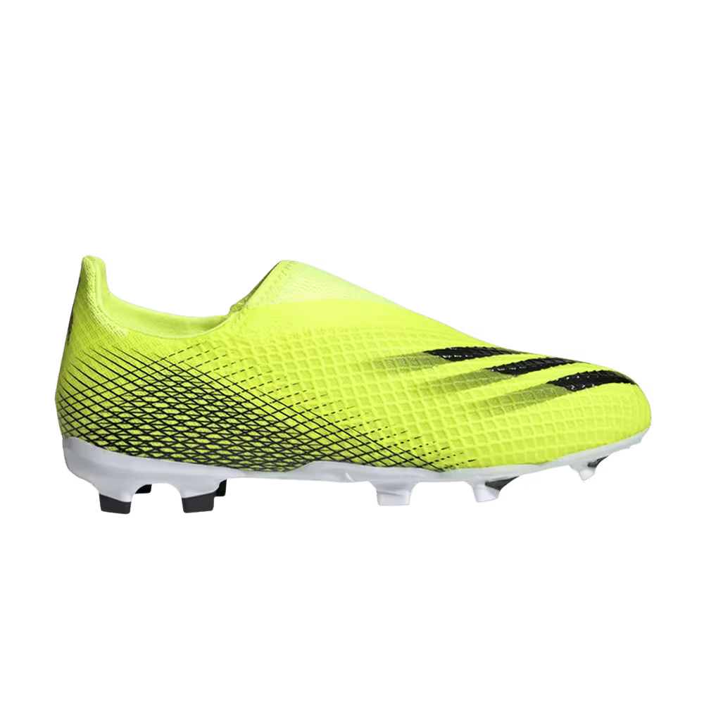 Adidas X Ghosted.3 Laceless FG J Solar Yellow