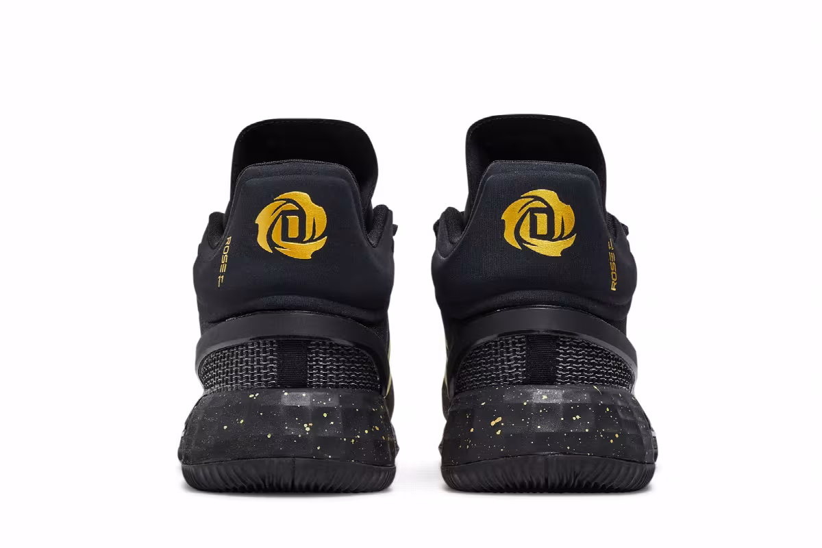 Adidas D Rose 11 Black Gold Metallic, view 7