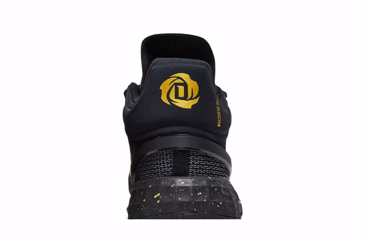 Adidas D Rose 11 Black Gold Metallic, view 8