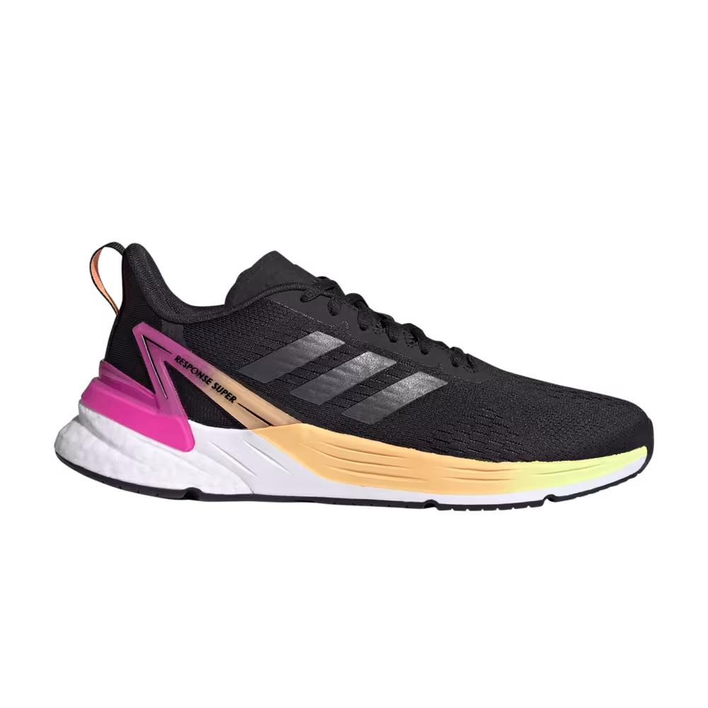 Adidas Women's Response Super Black Hi-Res Yellow
